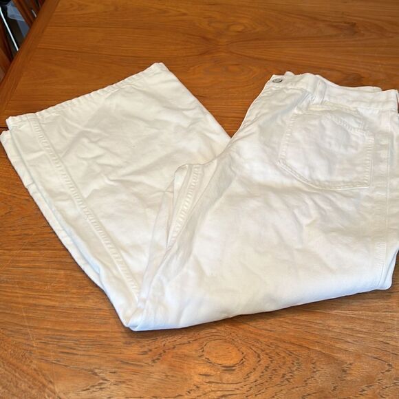 Ralph Lauren Lauren Jeans Company White wide leg jeans - Picture 5 of 12
